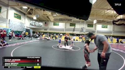 50 lbs 7th Place Match - Knox Brophy, Beach Buccaneers vs Scout Jackson, Eastside United