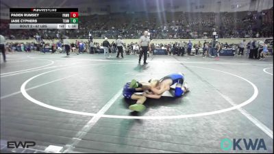 67 lbs 3rd Place - Paden Rumsey, Pawhuska Elks Takedown vs Jase Cyphers, Team Guthrie Wrestling