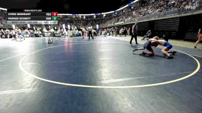 132 lbs Consy Pigtails - Chris Gerheart, Pocono Mountain East vs Parker Schmitt, Crawford Central