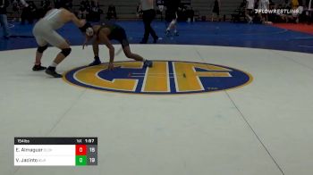 154 lbs Quarterfinal - Evan Almaguer, Clovis North vs Victor Jacinto, Gilroy