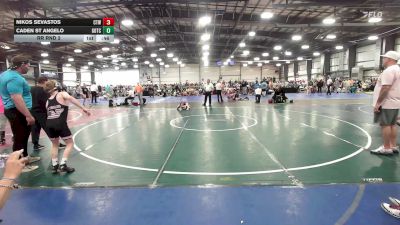 90 lbs Rr Rnd 2 - Nikos Sevastos, CTWHALE Orca - MS vs Caden St Angelo, Team Gotcha - MS