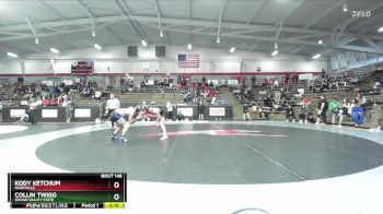 141 lbs Champ. Round 2 - Collin Twigg, Grand Valley State vs Kody Ketchum, Maryville