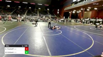 90 lbs Consi Of 8 #2 - Hudson Thonhoff, Pinedale Pummplers vs Weston Kirkland, Glasgow WC