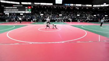 70 lbs Champ. Round 1 - Drexler Dobie, WKA2 vs Taylor Schrock, ARC3