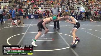 100 lbs Champ. Round 1 - Gunner McDowell (sw5), Dayton Bandits vs Tanner Cochrane Ne1/6, Rogue