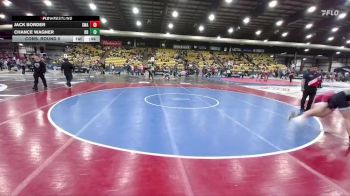 132 lbs Cons. Round 5 - Chance Wagner, Badlands Brawlers vs Jack Border, Siouxland Wrestling Academy