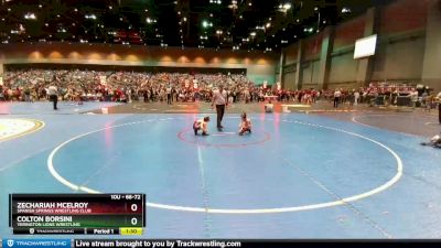 66-72 lbs Round 4 - Colton Borsini, Yerington Lions Wrestling vs Zechariah McElroy, Spanish Springs Wrestling Club