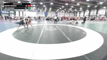 132 lbs Rr Rnd 1 - Destiny Wooley, MF Angels vs ABBI BOWMAN, PA Legends