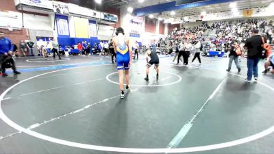 106 lbs Champ. Round 2 - Ethan Gonzales, Exeter Union vs Domanic Macias, Woodlake Union