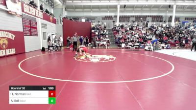 157 lbs Round Of 32 - Titus Norman, Baylor School vs Anselm Bell, The Westminster School