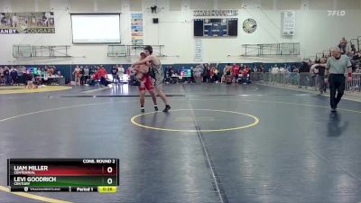 215 lbs Cons. Round 2 - Levi Goodrich, Century vs Liam Miller, Centennial