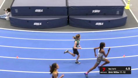 High School Girls' 800m, Finals 2 - Age 11-12