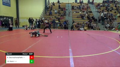 100 lbs Round 3 - Adriana Kunz, Summit Wrestling Academy vs Sophia Soumphonphakdy, Sarbacker Wrestling Academy