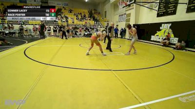 119 lbs Round Of 16 - Conner Lacey, Fort Gibson vs Race Foster, Tahlequah Wrestling Club