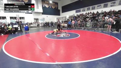 106 lbs Cons. Round 2 - Rey Villarreal, Peninsula vs William Leyva, Paloma Valley