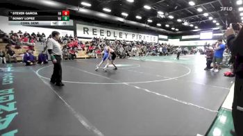 106 lbs Cons. Semi - Steven Garcia, Firebaugh vs Sonny Lopez, Washington Union
