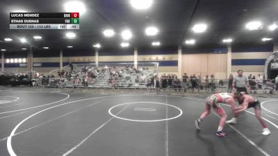 113 lbs Consi Of 8 #1 - Lucas Mendez, Dark Horse vs Ethan Duenas, Friendly Hills