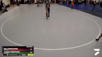 45 lbs Semifinal - Wil Chmielewski, Waconia vs Konrad Beermann, Wabasso