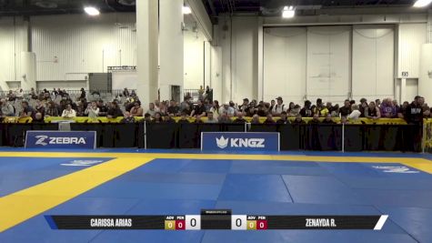 ZENAYDA R. vs CARISSA ARIAS 2025 World IBJJF Jiu-Jitsu No-Gi Championship