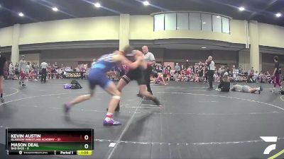 138 lbs Finals (2 Team) - Kevin Austin, Glasgow Wrestling Academy vs Mason Deal, Bad Bass