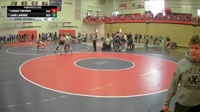 190 lbs Cons. Round 4 - Liam Lander, West Linn vs Logan Trevino, Calvary Chapel