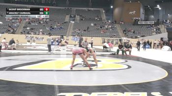 152 lbs Champ. Round 1 - Scout Brockman, Green County vs Aracely Carbajal, Central Hardin