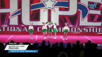Masters City Cheer - Peaches [2025 L1 Tiny - Novice - Restrictions - D2 Day !] 2025 Spirit of Hope Grand Nationals