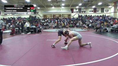 165 lbs Round 3 - Christopher Meyer, Independence vs Angelo Jura, Tinley Park (Andrew)