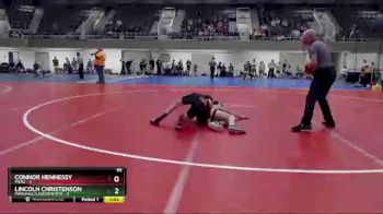 95 lbs Quarterfinals (8 Team) - Lincoln Christenson, Marshall/Lakeview/RTR vs Connor Hennessy, Pierz