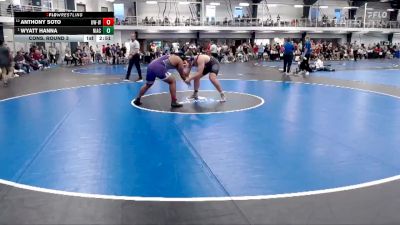 Silver 285 lbs Cons. Round 3 - Wyatt Hanna, North Iowa Area Community College vs Anthony Soto, Wisconsin-Whitewater