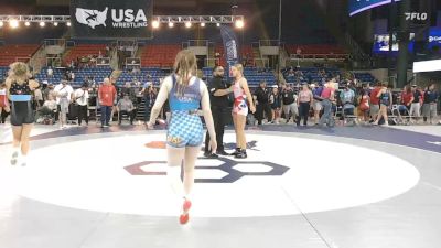 120 lbs Champ. Rd Of 128 - Kinsey Hooper, WY vs Madelyn Carmichael, NJ