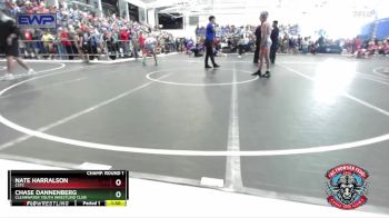 115 lbs Champ. Round 1 - Nate Harralson, CSTC vs Chase Dannenberg, Clearwater Youth Wrestling Club