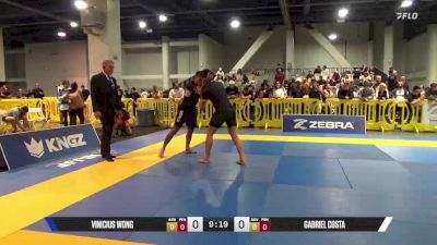 Gabriel Costa vs Vinicius Wong 2025 American National IBJJF Jiu-Jitsu Open Championship