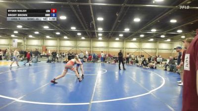 120 lbs Rr Rnd 5 - Ryder Walsh, Lebanon Die Hard Wrestling - BK8 vs Brody Brown, South Hills Wrestling Academy - BK8