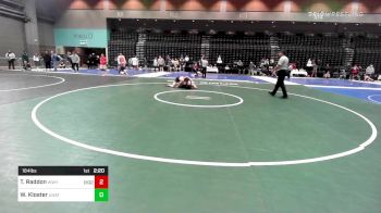 184 lbs Consi Of 16 #2 - Tyce Raddon, Western Wyoming vs William Kloster, UNATT-California Poly