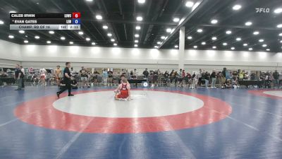 157 lbs Champ. Rd Of 16 - Caleb Irwin, Level Up Wrestling Center vs Evan Gates, Legacy Elite WC