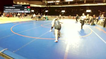Girls 190 lbs Quarterfinal - Maribelle Cardens, Skyview (Girls) vs Vida Cienega, Everett (Girls)