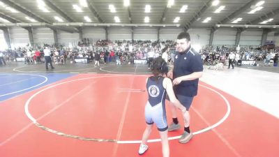 82 lbs Rr Rnd 1 - Aaliyah Romero, Top Rank Hammers vs Lucas Slocum, Stout Wrestling Academy