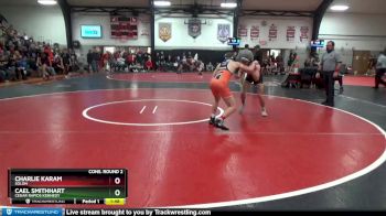 138 lbs Cons. Round 2 - Cael Smithhart, Cedar Rapids Kennedy vs Charlie Karam, Solon