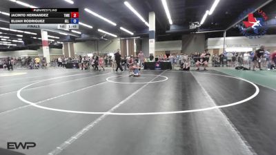71 lbs Final - Jacinto Hernandez, Takedown-City Wrestling vs Elijah Rodriguez, All American Wrestling Club