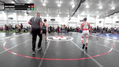 153 lbs Round Of 16 - Nico Maisel, WV vs Amrin Pratt, Bloomington Suth
