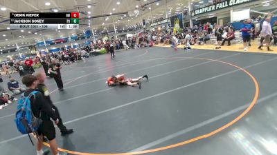 106 lbs 5th Place Match - Derik Kiefer, Roundtree Wrestling vs Jackson Soney, Unattached