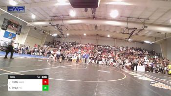 73 lbs Semifinal - Jake Potts, Wagoner Takedown Club vs Kingston Reed, Pin-King All Stars