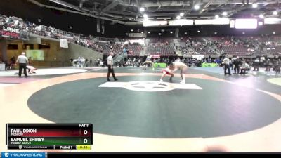 220 lbs Cons. Round 3 - Samuel Shirey, Forest Grove vs Paul Dixon, Moscow