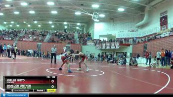 126 lbs Cons. Round 3 - Braeden Lintner, New Palestine Junior High vs Joelle Nieto, Kokomo