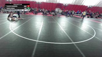 USA Junior Girls - 136-143 Champ. Round 5 - Chloe Sanders, Big Game Wrestling Club vs Greta Brus, Iowa