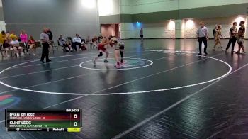 126 lbs Round 3 (8 Team) - Clint Legg, Brevard FCA-Alpha Dogz vs Ryan Stusse, Nebraska Hangin` Loose