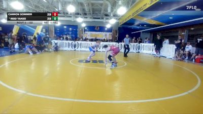 132 lbs Champ. Round 3 - Reid Yakes, Tampa Bay Tigers vs Cannon Sommer, Category 5 Wrestling