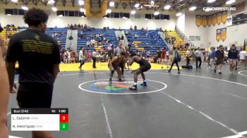 160 lbs Consi Of 8 #1 - Luther Casimir, CFWA vs Hector Henriquez, Palmetto Ridge High School