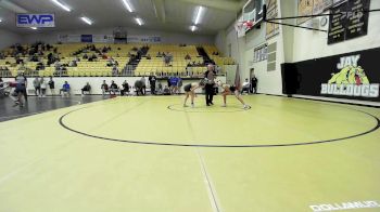 100 lbs Rr Rnd 1 - Kenzie Johnson, Sand Springs HS vs Keegan Cooper-Lee, Jay High School 2024